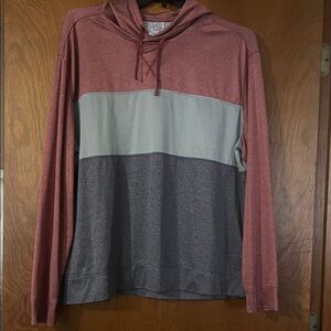 Men's Tri-Tone Hoodie Sweater